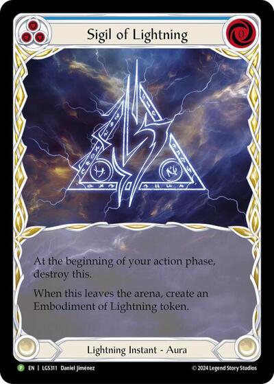 LGS Sigil of Lightning (Extended Art) - LGS311 Rainbow Foil