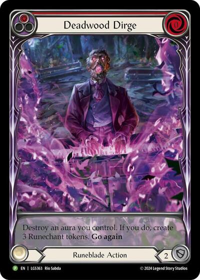 LGS Deadwood Dirge (Red) (Extended Art) - LGS363 Rainbow Foil