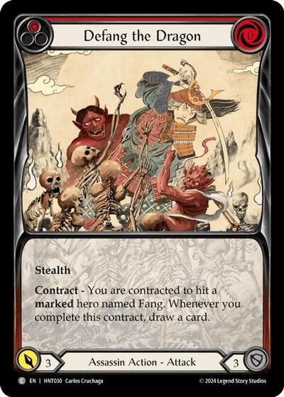 HNT Defang the Dragon Rainbow Foil