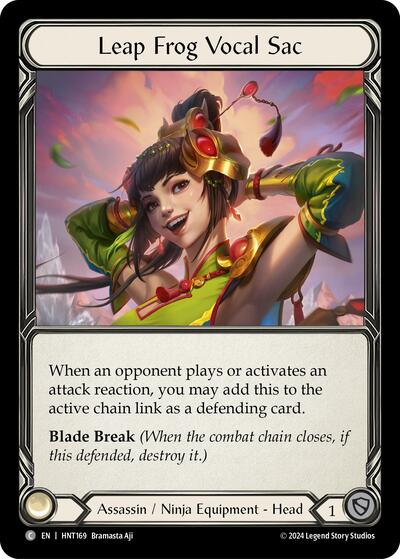 HNT Leap Frog Vocal Sac Cold Foil