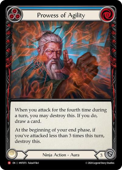 HNT Prowess of Agility Rainbow Foil