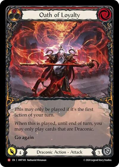 HNT Oath of Loyalty (Extended Art) Rainbow Foil