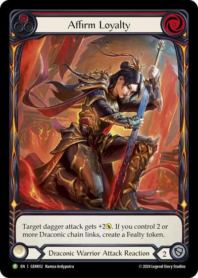 GEM Affirm Loyalty - GEM012 Rainbow Foil