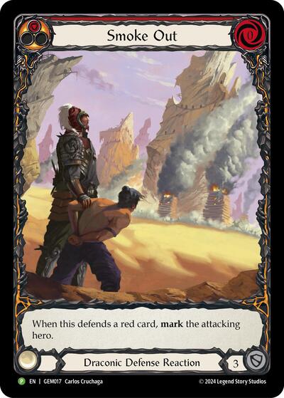 GEM Smoke Out (Red) Rainbow Foil