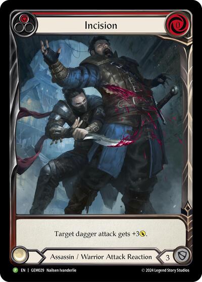 GEM Incision (Red) Rainbow Foil