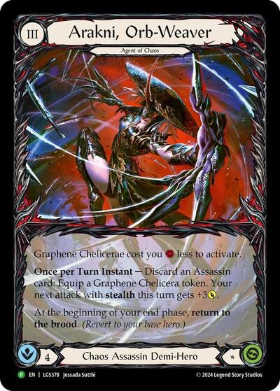 LGS Arakni Orb-Weaver (Extended Art) - LGS378 Rainbow Foil