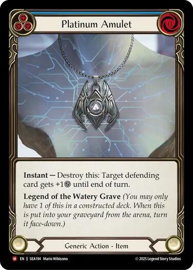 SEA Platinum Amulet