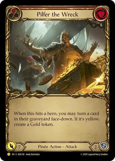 SEA Pilfer the Wreck (Red) (Treasure) Cold Foil