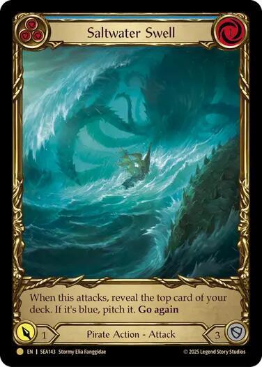 SEA Saltwater Swell (Blue) (Treasure) Cold Foil