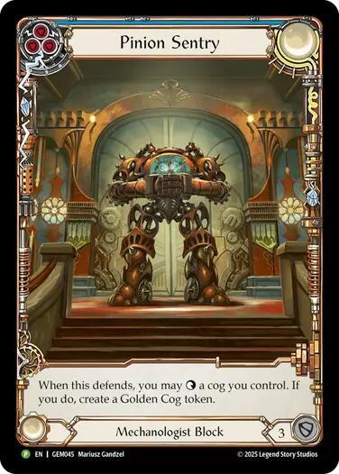 GEM Pinion Sentry Rainbow Foil