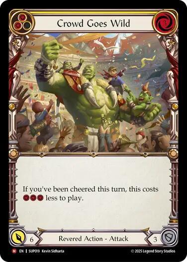 SUP Crowd Goes Wild Rainbow Foil