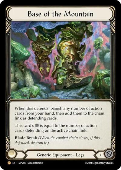 MPG Base of the Mountain Rainbow Foil