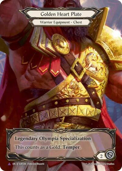 SUP Golden Heart Plate (Marvel) Cold Foil