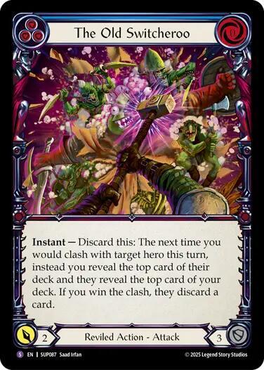 SUP The Old Switcheroo Rainbow Foil