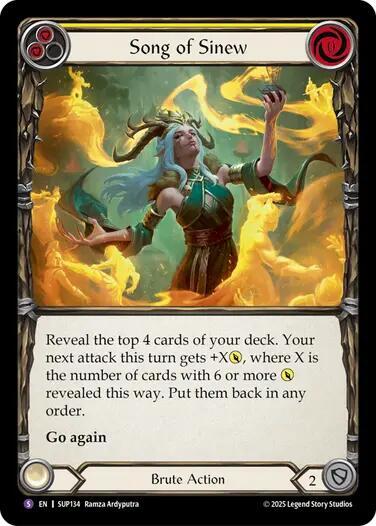 SUP Song of Sinew Rainbow Foil