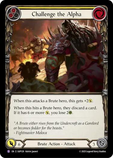 SUP Challenge the Alpha Rainbow Foil