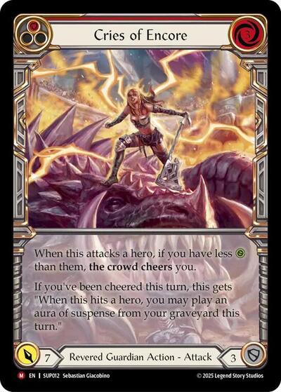 SUP Cries of Encore (Extended Art) Cold Foil