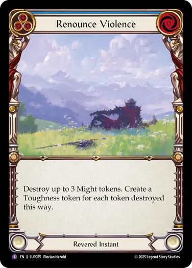 SUP Renounce Violence Rainbow Foil