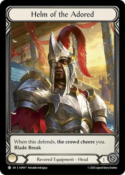 SUP Helm of the Adored (Extended Art) Cold Foil