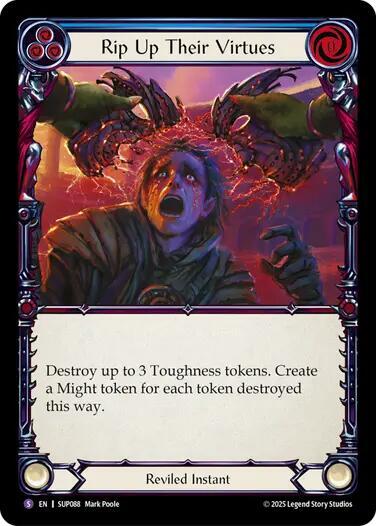 SUP Rip Up Their Virtues Rainbow Foil