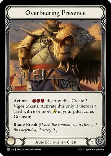 SUP Overbearing Presence Cold Foil