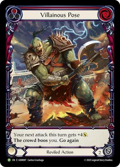 GEM Villainous Pose Rainbow Foil