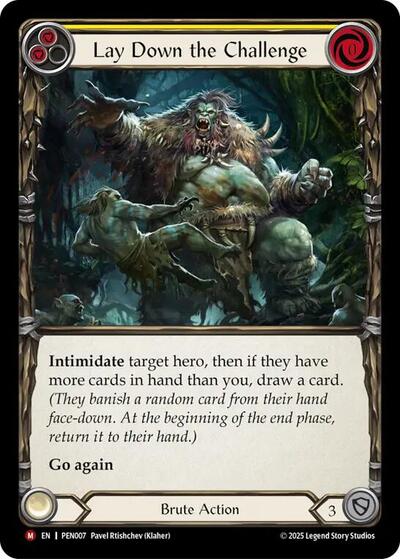 PEN Lay Down The Challenge (Yellow)