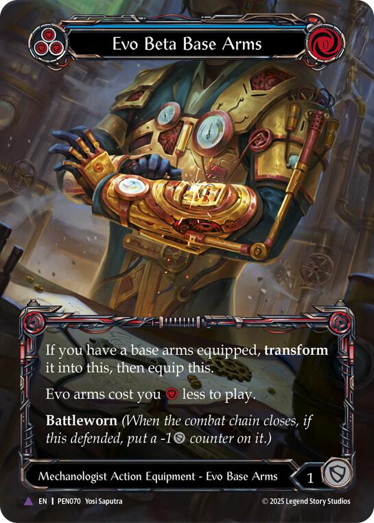 Evo Beta Base Arms (Blue) (Marvel)