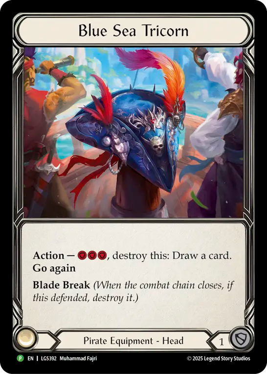 LGS Blue Sea Tricorn (LGS392) Cold Foil