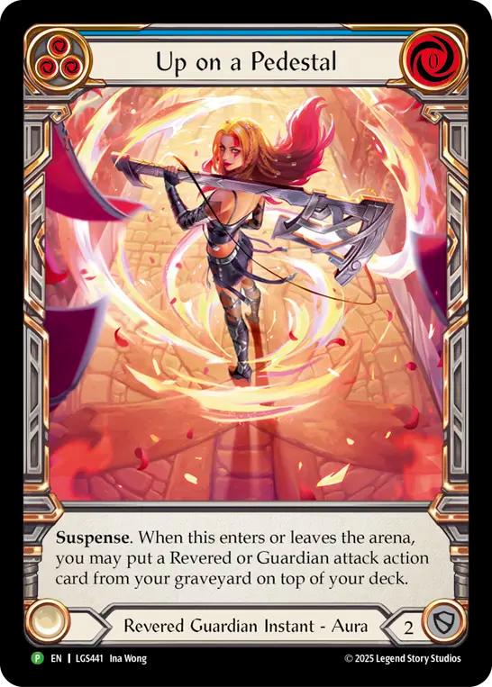 LGS Up on a Pedestal - LGS441 Cold Foil