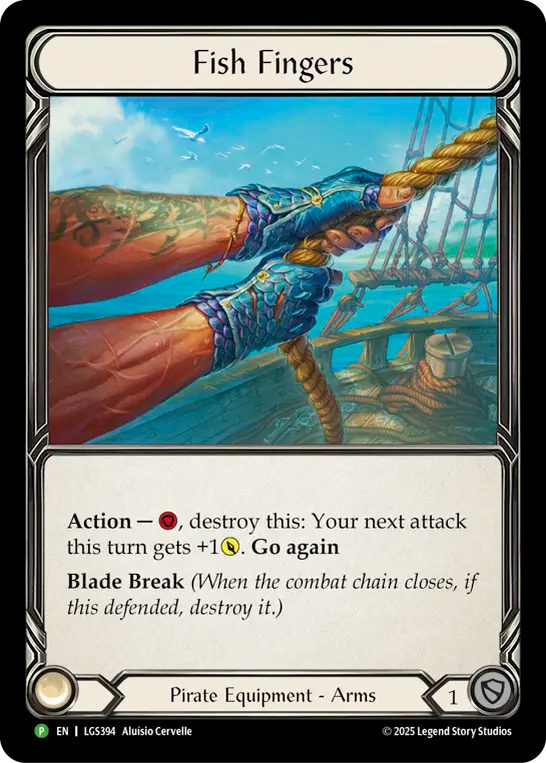 LGS Fish Fingers (LGS394) Cold Foil