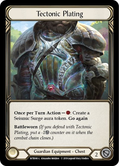 WTR Tectonic Plating Unlimited Edition Rainbow Foil