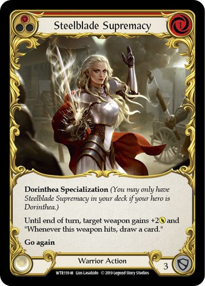 WTR Steelblade Supremacy Unlimited Edition Rainbow Foil