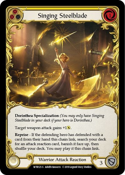 WTR Singing Steelblade Unlimited Edition Rainbow Foil