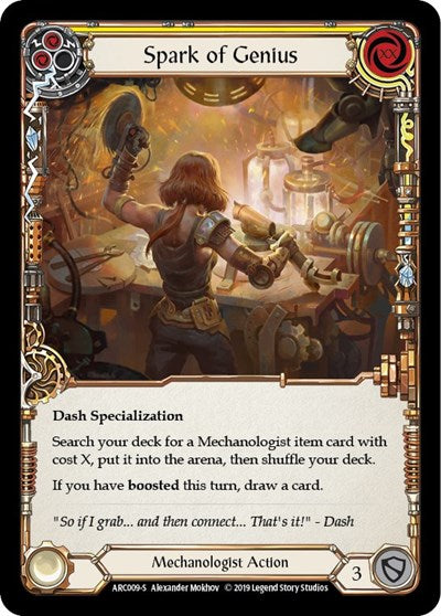 ARC Spark of Genius 1st Edition Rainbow Foil