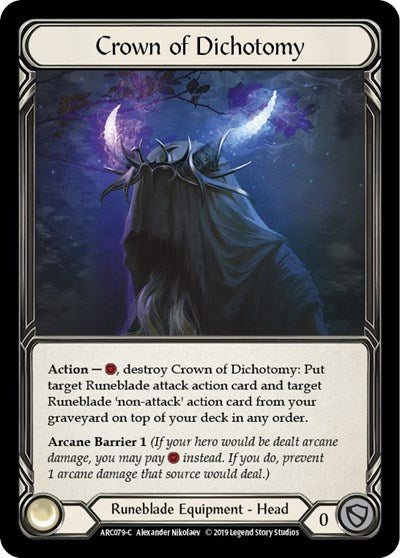 ARC Crown of Dichotomy 1st Edition Cold Foil