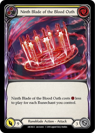 ARC Ninth Blade of the Blood Oath Unlimited Edition