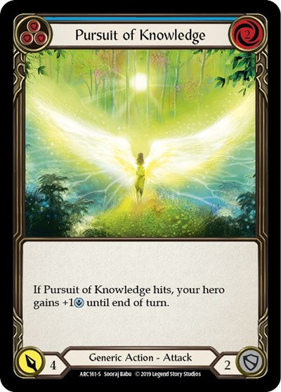 ARC Pursuit of Knowledge 1st Edition Rainbow Foil