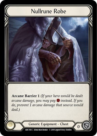 ARC Nullrune Robe 1st Edition Cold Foil