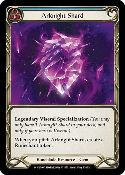 CRU Arknight Shard Unlimited Edition Rainbow Foil