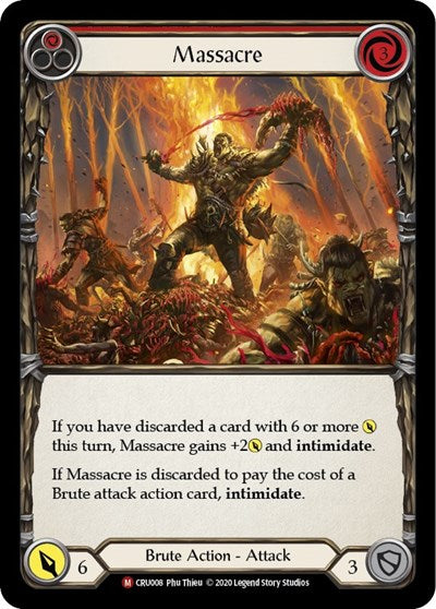CRU Massacre Unlimited Edition Rainbow Foil