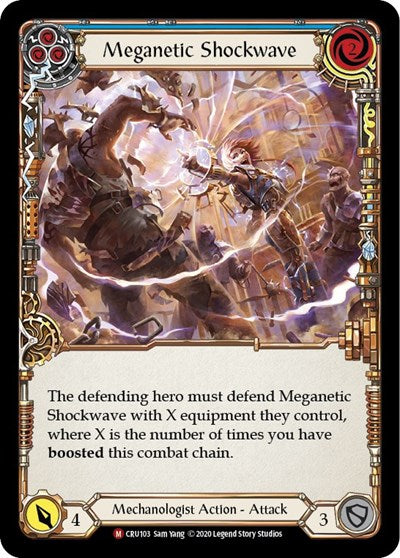 CRU Meganetic Shockwave Unlimited Edition Rainbow Foil