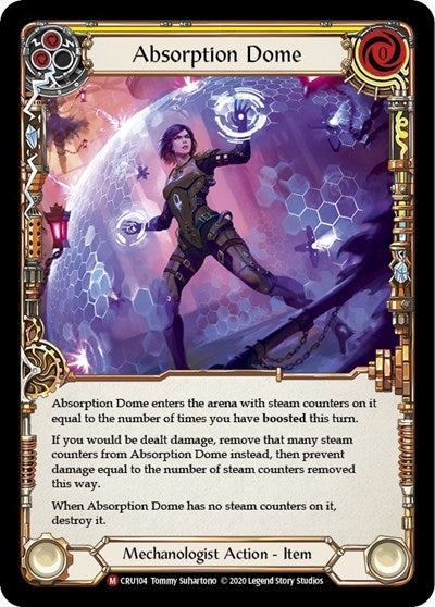 CRU Absorption Dome 1st Edition Rainbow Foil