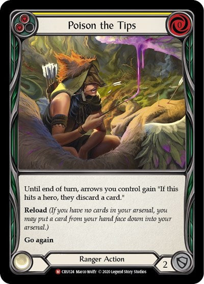 CRU Poison the Tips 1st Edition Rainbow Foil