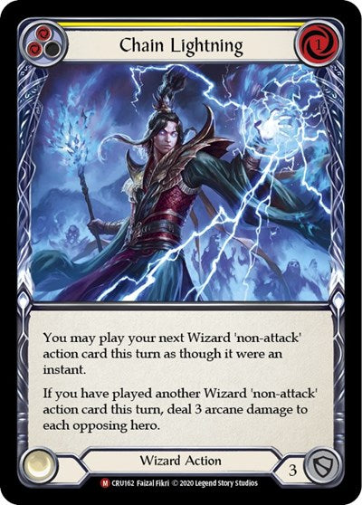 CRU Chain Lightning Unlimited Edition Rainbow Foil