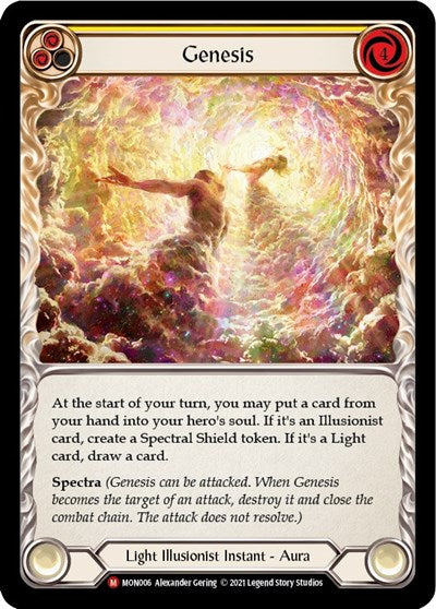 MON Genesis 1st Edition Rainbow Foil