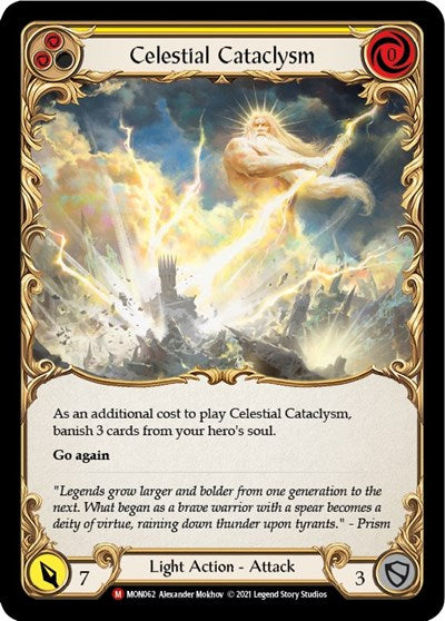 MON Celestial Cataclysm 1st Edition Rainbow Foil
