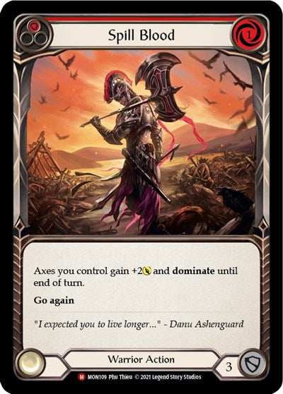 MON Spill Blood 1st Edition Rainbow Foil