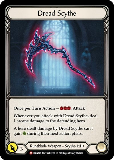 MON Dread Scythe Unlimited Edition Rainbow Foil