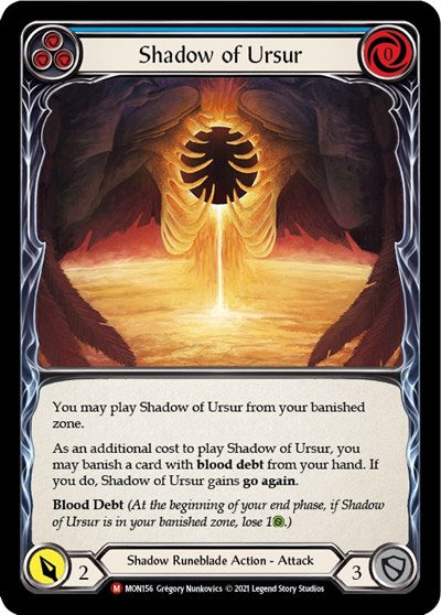 MON Shadow of Ursur Unlimited Edition Rainbow Foil